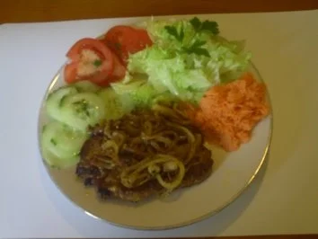 Rezept: Winzersteak mit Salatgarnitur Bild Nr. 3 Winzersteak mit Salatgarnitur - Rezept - Bild Nr. 3