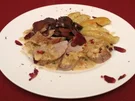 Schweinefilet auf Cognacrahm mit Schupfnudeln und Buttermöhren - Rezept