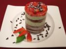 Basilikum-Tiramisu mit Erdbeer-Ragout - Rezept