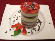 Basilikum-Tiramisu mit Erdbeer-Ragout - Rezept