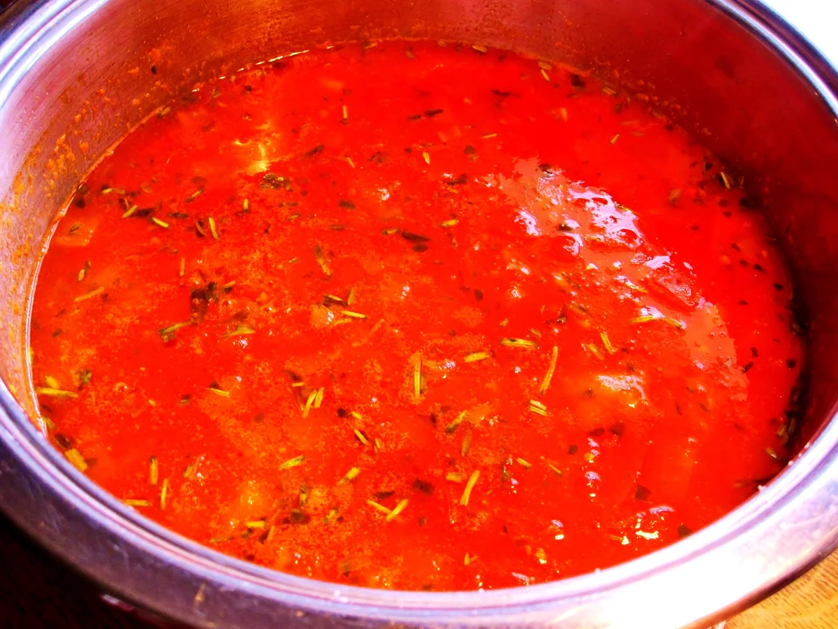 Tomatensuppe mit Speck-Knoblauch-Croutons - Rezept - Bild Nr. 288