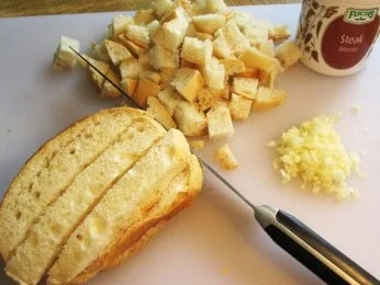 Speck-Knoblauch-Croutons ... - Rezept - Bild Nr. 4