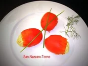Tomaten-Snack mit Tunfisch-Schaum - Rezept