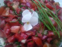 Tomaten-Paprika-Salat - Rezept