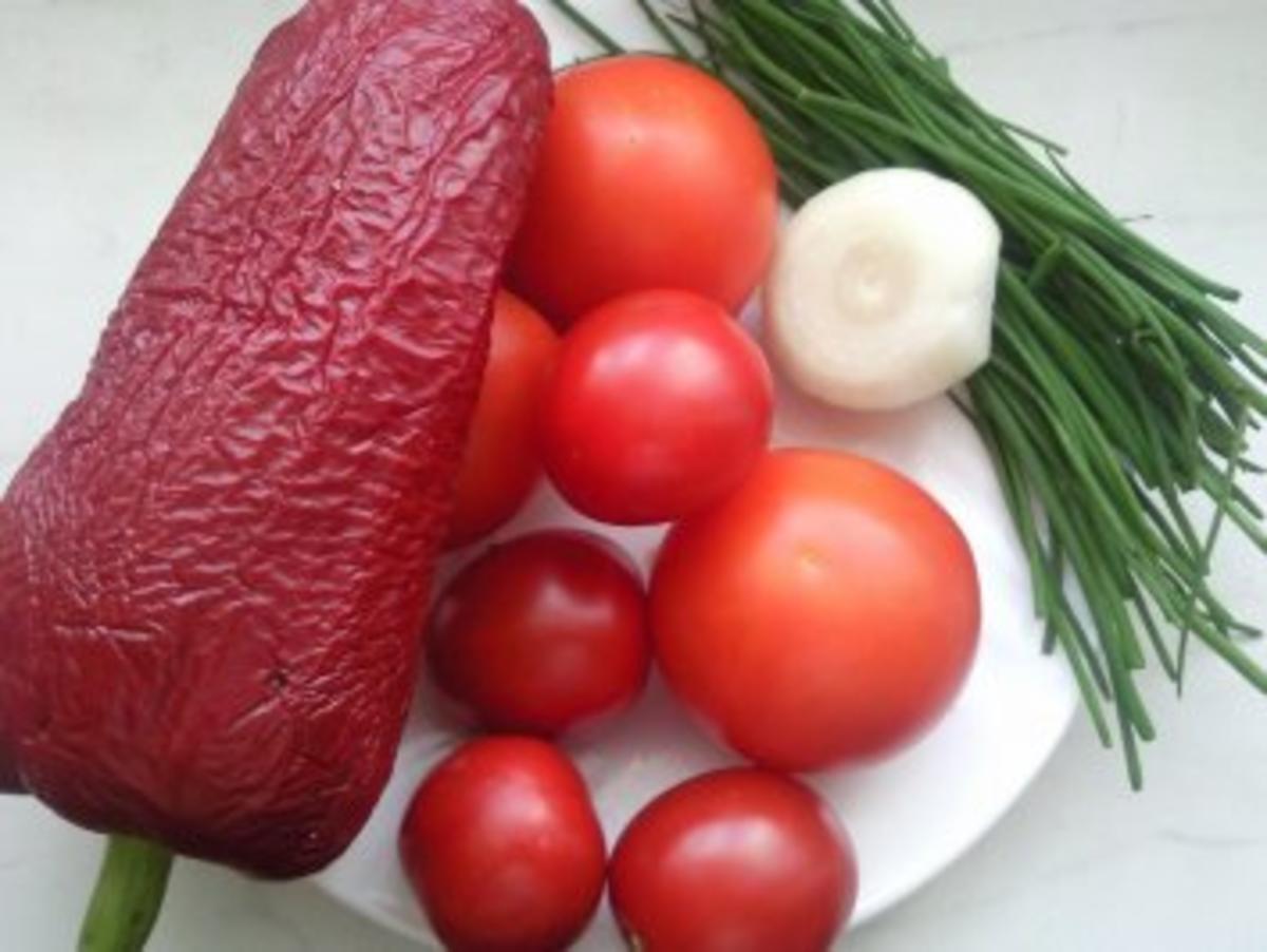 Tomaten-Paprika-Salat - Rezept - Bild Nr. 2