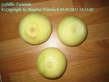 Fleisch – Gefüllte Zwiebeln mit feuriger Zwiebelcreme - Rezept - Bild Nr. 4