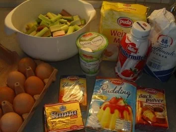 Kuchen und Torten: Rhabarbarkuchen - Rezept - Bild Nr. 2