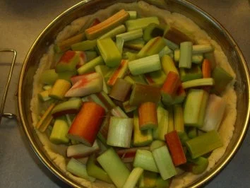 Kuchen und Torten: Rhabarbarkuchen - Rezept - Bild Nr. 5