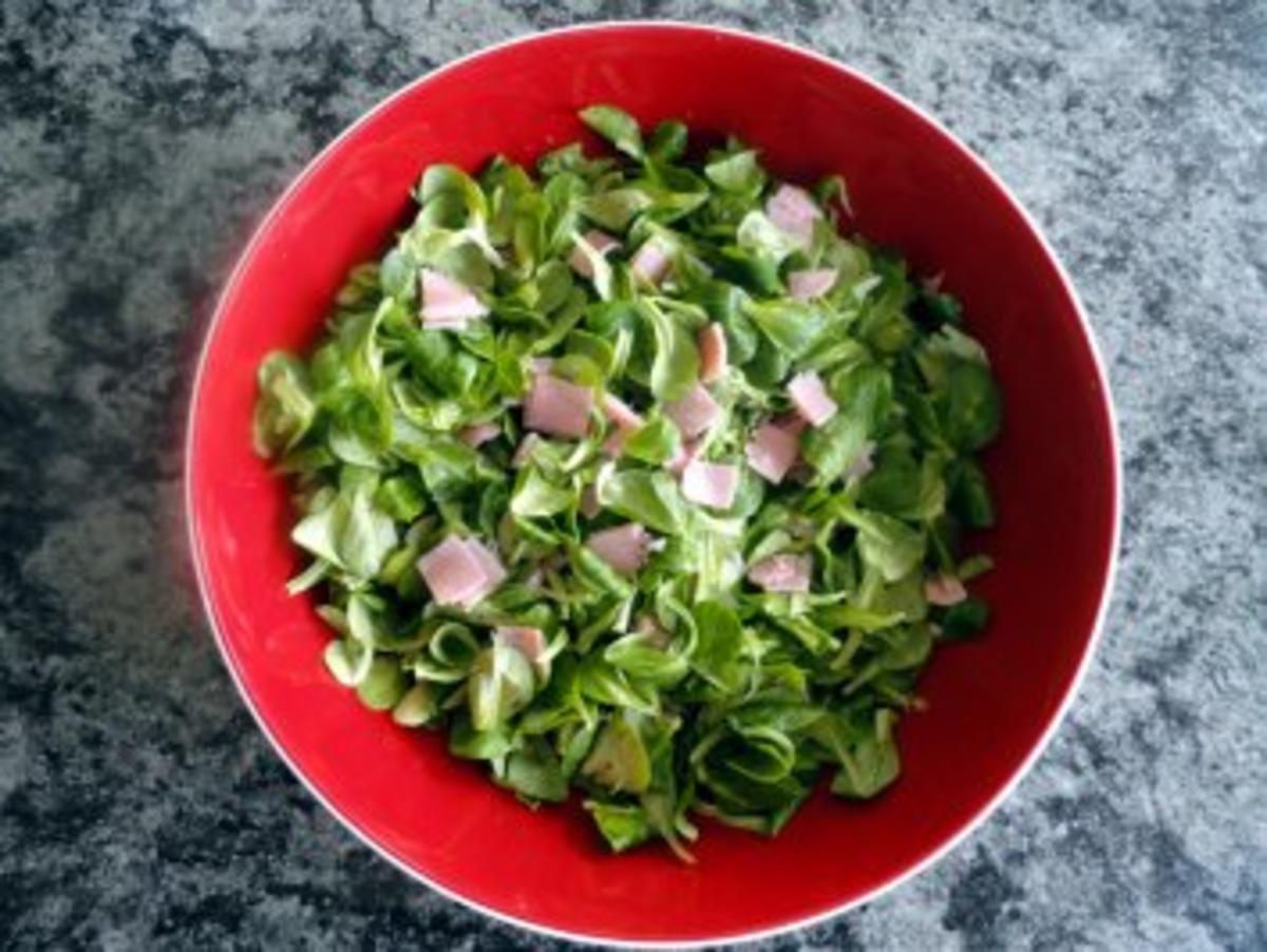 FELDSALAT mit Kartoffeldressing mmmmhhhhh - Rezept