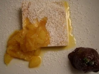 Tatos Lieblingskuchen – Ricottakuchen mit Orangenragout und Maronenpüree - Rezept