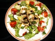 Frühlingssalat mit gratinierten Ziegenkäse - Rezept