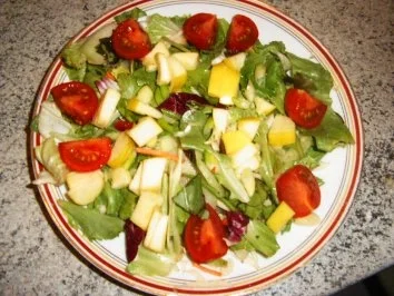 Rezept: Frühlingssalat mit gratinierten Ziegenkäse Bild Nr. 3 Frühlingssalat mit gratinierten Ziegenkäse - Rezept - Bild Nr. 3