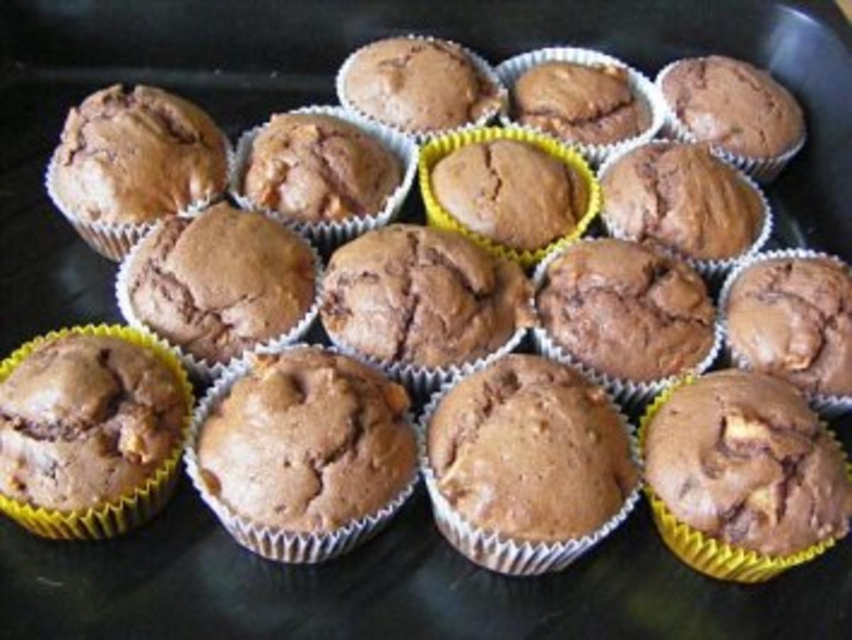 Schoko - Apfel - Muffins - Rezept mit Bild - kochbar.de