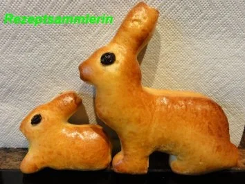 Hefe:    VANILLE- HÄSCHEN - Rezept