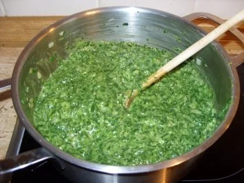 Rezept: D: Leberkäse mit Bratkartoffeln, Spinat und Spiegelei Bild Nr. 3 D: Leberkäse mit Bratkartoffeln, Spinat und Spiegelei - Rezept - Bild Nr. 3