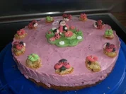 Smarties-Frischkäse-Torte - Rezept