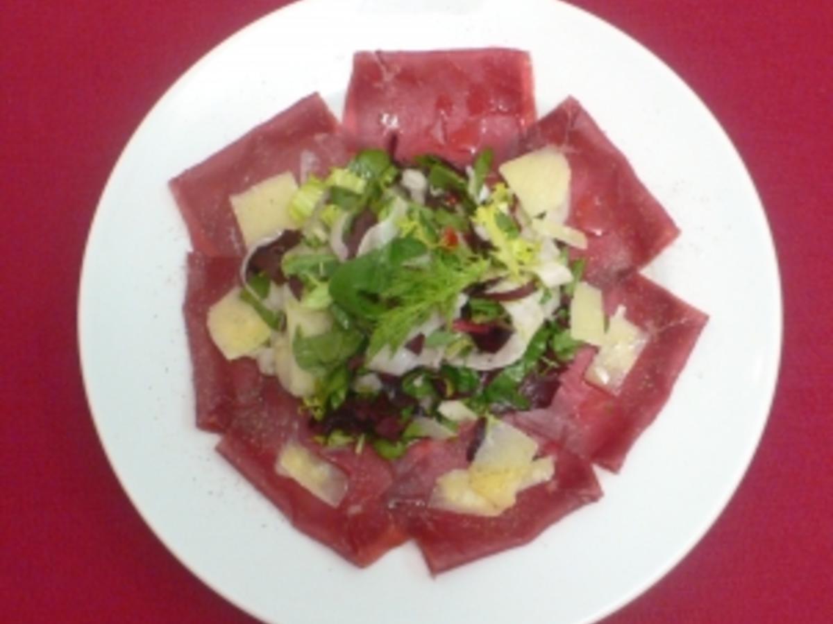 Fenchelsalat mit Bündnerfleisch und Parmesan - schnell &amp; einfach - von ...
