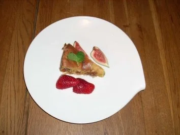 Lokschenauflauf mit Fruchtfüllung - Rezept