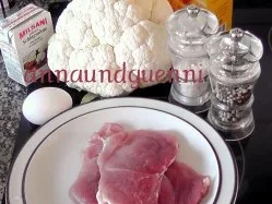 Rezept: ~Mittagstisch~Schweineschnitzel Wiener Art mit Kartoffelkästchen und Blumenkohl Bild Nr. 8 ~Mittagstisch~Schweineschnitzel Wiener Art mit Kartoffelkästchen und Blumenkohl - Rezept - Bild Nr. 8