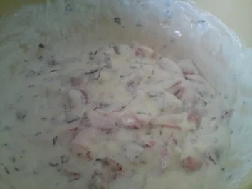 Rezept: Erdbeeren "Stracciatella" Bild Nr. 2 Erdbeeren "Stracciatella" - Rezept - Bild Nr. 2