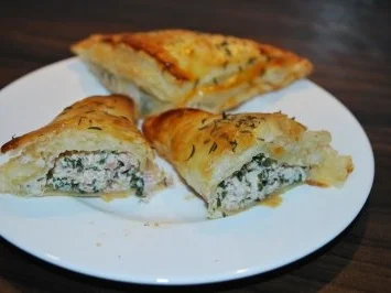 Schinken-Rucola-Taschen - Rezept