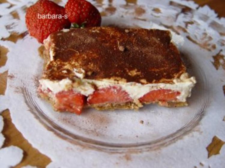 Erdbeer - Quark – Tiramisu - Rezept mit Bild - kochbar.de