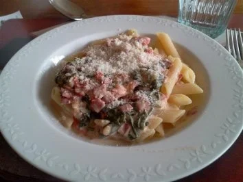 Rezept: PENNE MIT RUCOLA IN WEINSOSSE Bild Nr. 2 PENNE MIT RUCOLA IN WEINSOSSE - Rezept - Bild Nr. 2