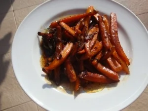 Rezept: Gebratene Möhren Gebratene Möhren - Rezept