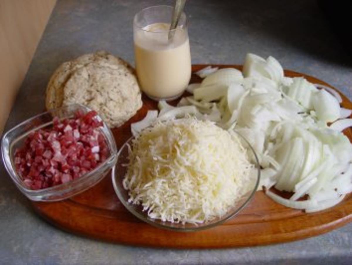 Pikante Käse – Zwiebel – Quiche - Rezept - Bild Nr. 2