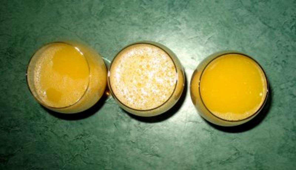 Dessert - Orangengelee mit Sahnetupfer - Rezept - Bild Nr. 11