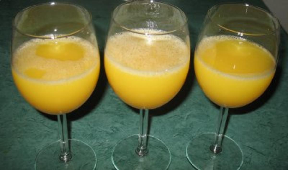 Dessert - Orangengelee mit Sahnetupfer - Rezept - Bild Nr. 12