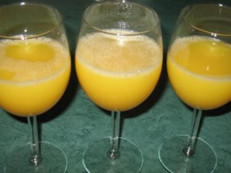 Dessert Orangengelee mit Sahnetupfer - schnell &amp; einfach - von chrissi720