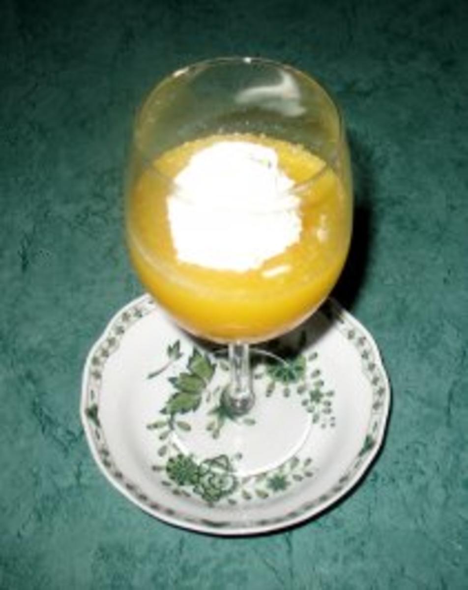 Dessert - Orangengelee mit Sahnetupfer - Rezept - Bild Nr. 14