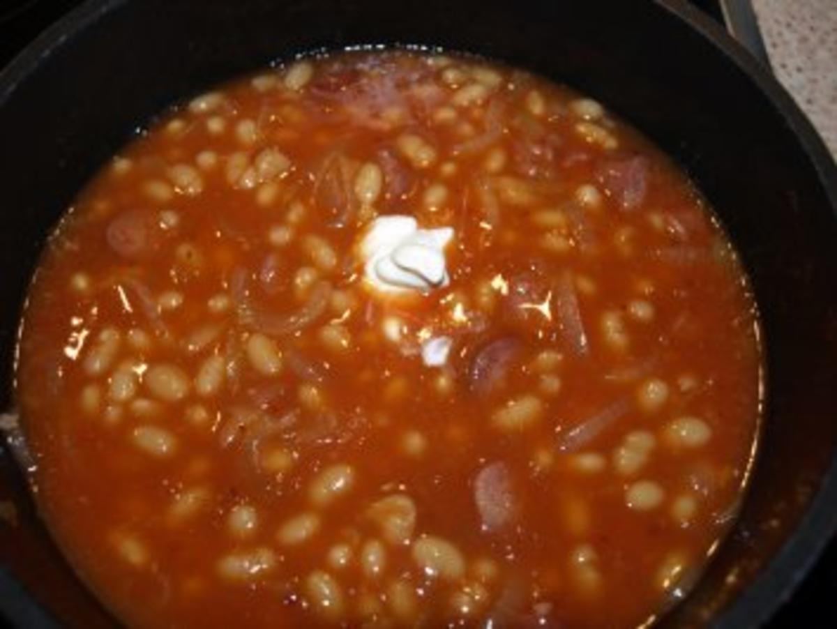 Bohnensuppe pikant - Rezept