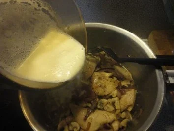 Champignon Hühnchen in Käse Sahne Sauce - Rezept - Bild Nr. 8