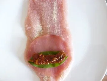 Putenröllchen auf Zucchini  - Möhren - Gemüse - Rezept - Bild Nr. 6