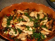 Hähnchenbrust-Gemüsepfanne - Rezept