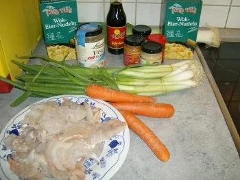 Rezept: Chinapfännchen mit Shrimps Chinapfännchen mit Shrimps - Rezept