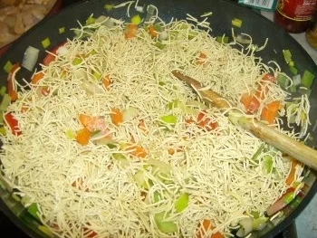 Rezept: Chinapfännchen mit Shrimps Bild Nr. 5 Chinapfännchen mit Shrimps - Rezept - Bild Nr. 5