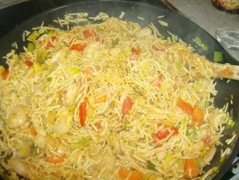 Rezept: Chinapfännchen mit Shrimps Bild Nr. 7 Chinapfännchen mit Shrimps - Rezept - Bild Nr. 7