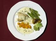 Kreidesee-Saibling mit Baby-Gemüse und Rosmarin-Kartoffeln (Lilo Wanders) - Rezept