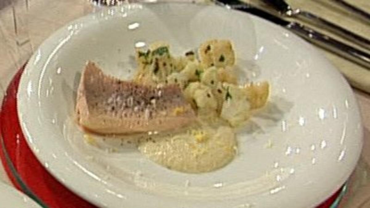 Bilder für Saiblingsfilet mit Blumenkohl à la Kleeberg - Rezept