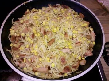 Schnelles Nudelgericht mit Fleischwurst - Rezept - Bild Nr. 3