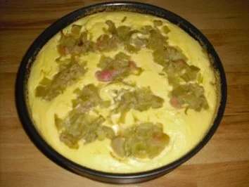 Käsekuchen mit Rhabarber - Rezept - Bild Nr. 2
