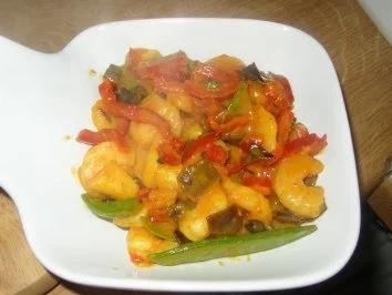 Rezept: Garnelen-Cocos-Curry Garnelen-Cocos-Curry - Rezept