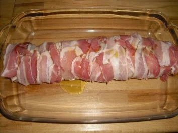 Rezept: Lende im Speckmantel mit Bärlauch-Tortellini Bild Nr. 2 Lende im Speckmantel mit Bärlauch-Tortellini - Rezept - Bild Nr. 2