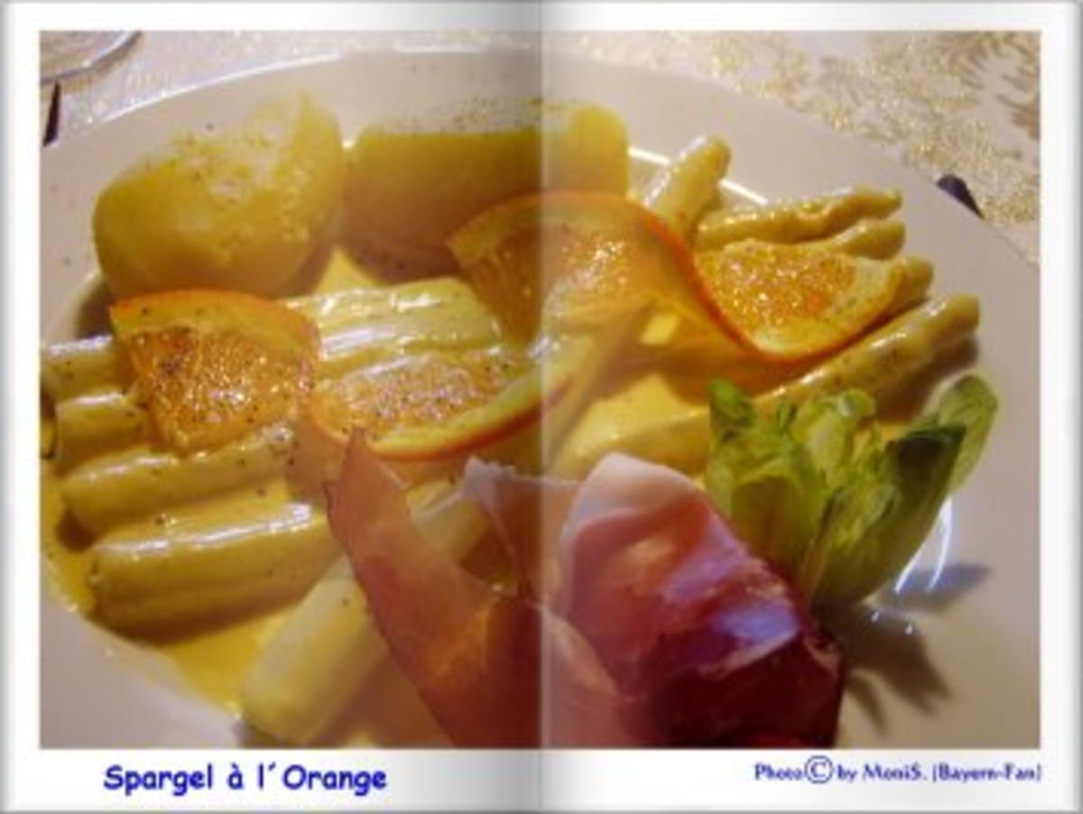 Spargel mit Orangen-Vinaigrette - Rezept