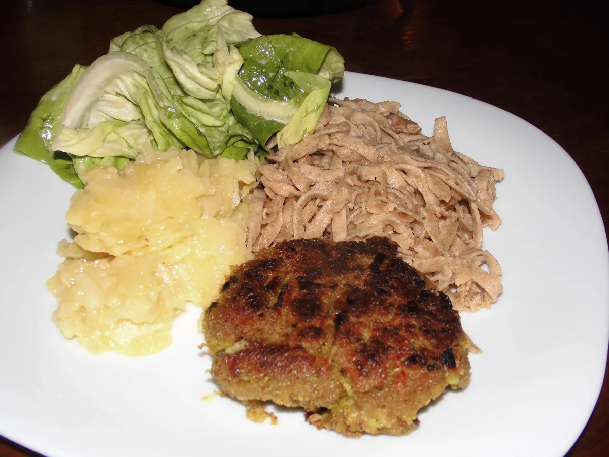 Grünkernbratlinge mit Lauch - Rezept - Bild Nr. 2