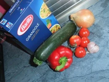 Schnelle Nudelpfanne - Rezept