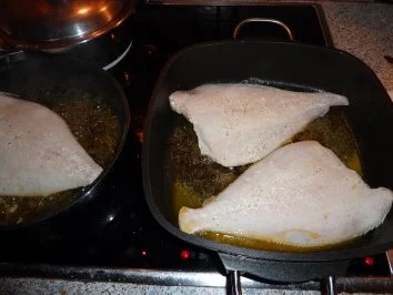 Rezept: Fisch: Scholle gebraten mit Krabbensoße Bild Nr. 5 Fisch: Scholle gebraten mit Krabbensoße - Rezept - Bild Nr. 5